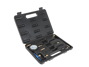 Набір для вимірювання тиску палива в інжекторних магістралях, манометр паливний GEKO G02501