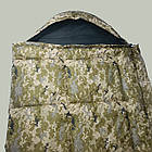 Спальник "Тактик -20 Зима 400" Спальний мішок-ковдра для суворої зими 210х85 см Піксель, фото 4