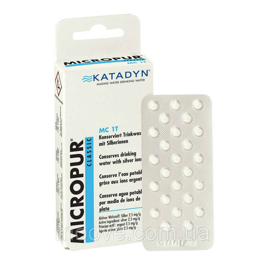 Micropur Micropur Classic MC 1T/50 (2x25 Tab) / Таблетки для дезинфекції води Micropur Classic MC 1T/50, 50