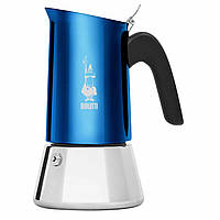 Кофеварка Bialetti Venus Blue Induction гейзерная на 4 чашки 170 мл.
