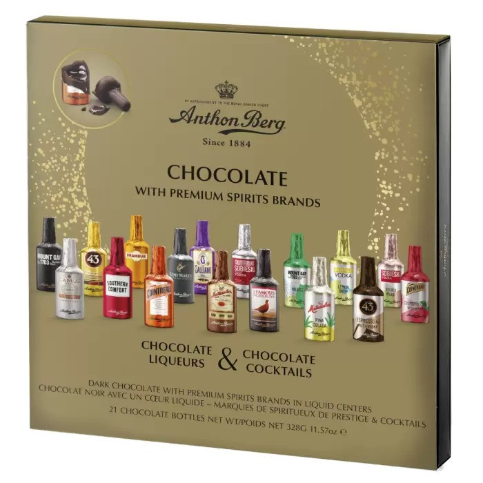 Шоколадні лікери Anthon Berg Chocolate Liqueur Collection 21 Piece Box 328g