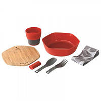 Набор пластиковой посуды Robens Leaf Meal Kit Fire 1046-690276 ZK, код: 6861476