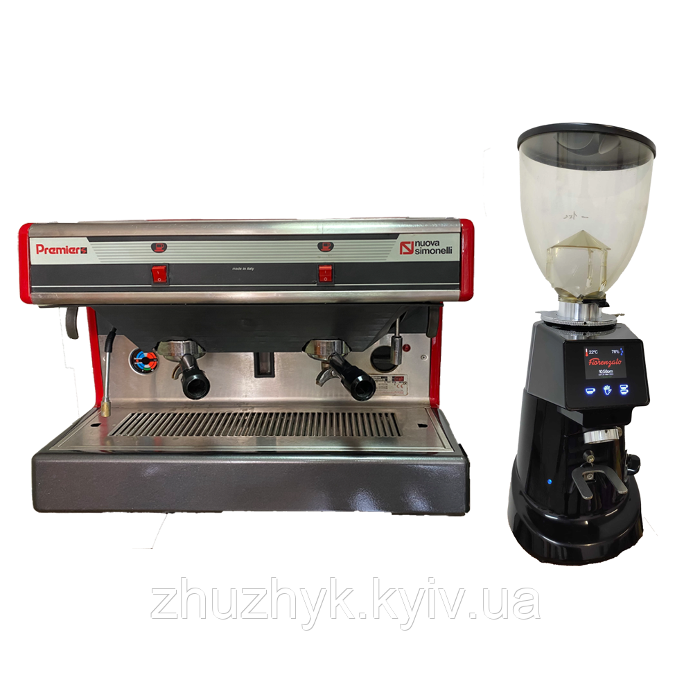 Кавомашина NUOVA SIMONELLI Premier + кавомолка Fiorenzato F64, фото 1