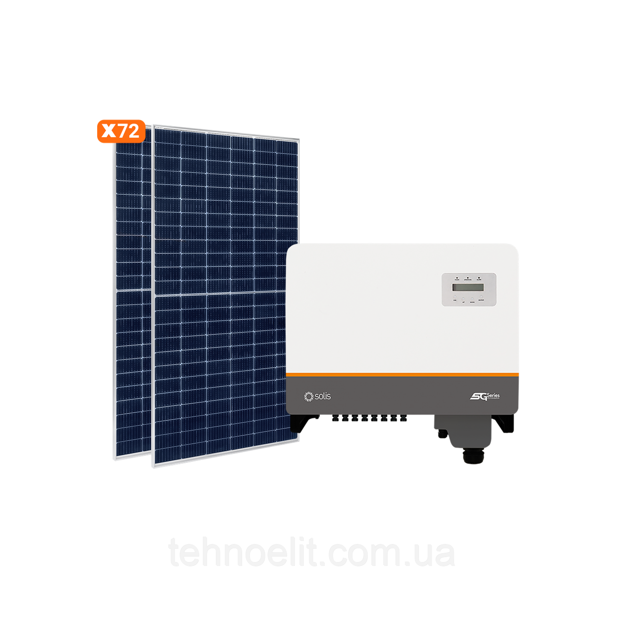 Сонячна електростанція (СЕС) 30 kW Solis GRID 3Ф (під зелений тариф)