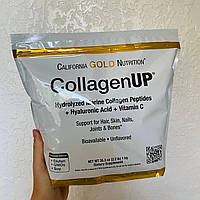 California Gold Nutrition, CollagenUP, гидролизованные пептиды морского коллагена с гиалуроновой кислотой,1 кг