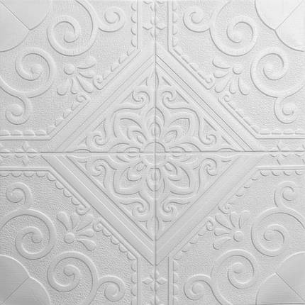 Самоклеюча декоративна настінно-стельова 3D панель 700x700x7,5мм (170) SW-00000250, фото 1