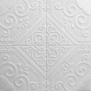 Самоклеюча декоративна настінно-стельова 3D панель 700x700x7,5мм (170) SW-00000250