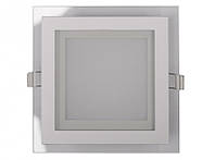 LED-панель Luxel со стеклянным декором 100х100х30мм 220-240V 6W IP20 (DLSG-6N 6W)