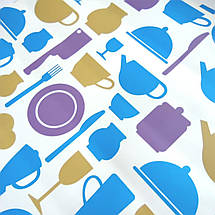 Самоклеюча плівка на паперовій основі 0,45х10м х 0,07мм Яскрава кухня SW-00000795, фото 2