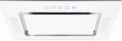 Вбудована скляна біла витяжка Luxor Stolz 60 LED 1450 куб.м. потужності.Тиха 39 дБ. Повновбудована
