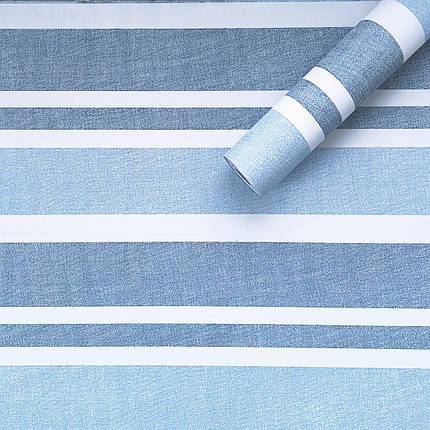 Самоклеюча плівка 0,45х10м х 0,07мм Небесно-блакитна SW-00001216, фото 1