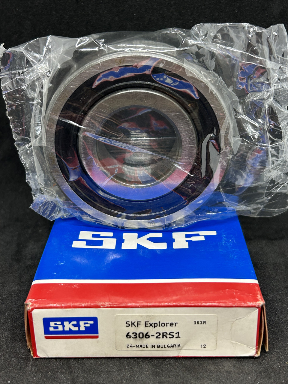 Підшипник 6306 2RS1, 180306 (30*72*19) SKF BULGARIA, фото 1