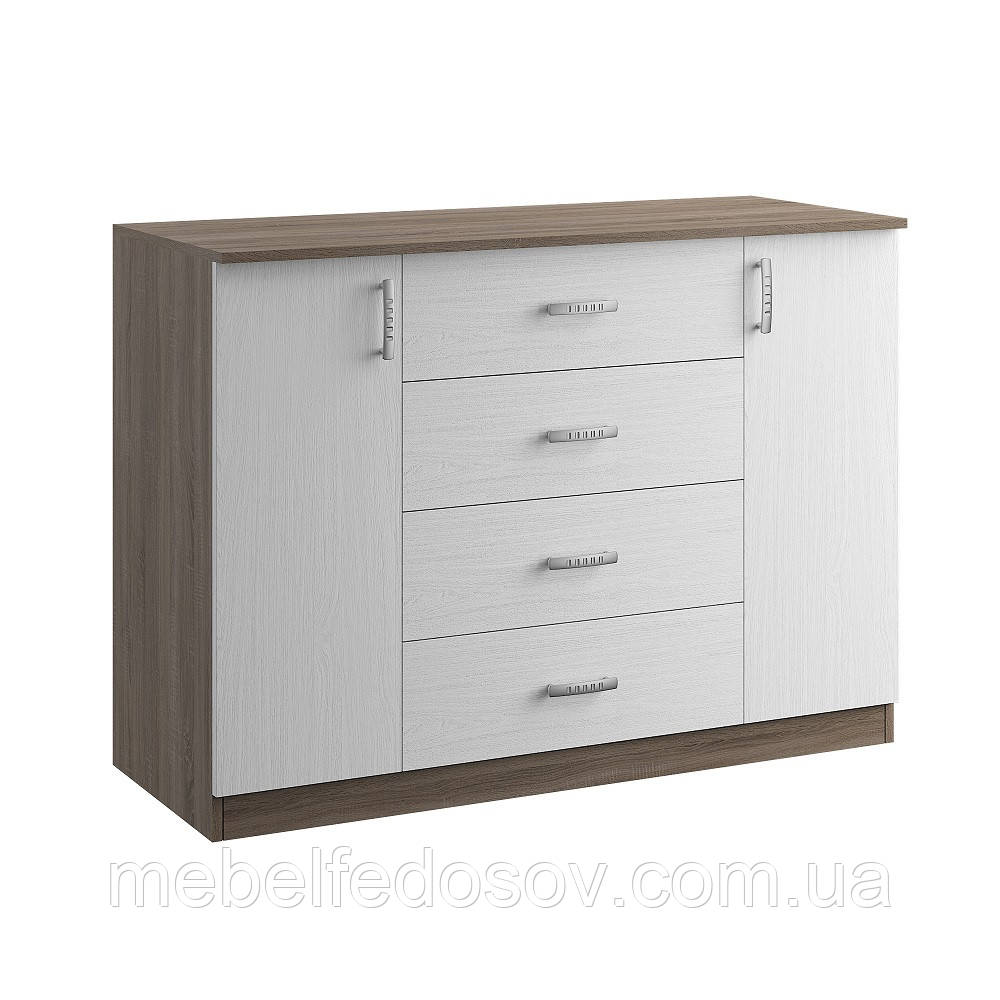 Комод 2Д4Ш/ДСП (Кіївський Стандарт) 1200х850х450мм