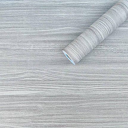 Самоклеюча плівка 0,45х10м х 0,07мм Попільне дерево смужки SW-00001239, фото 1