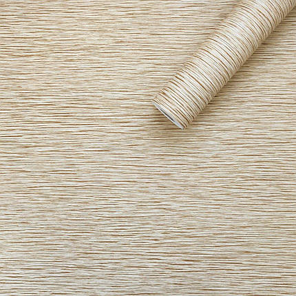 Самоклеюча плівка 0,45х10м х 0,07мм Солом'яна SW-00001245, фото 1