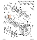 Шпонка колінвала 13х6-7 мм Fiat Ducato 244, Peugeot Boxer, Citroen Jumper (02-06) 2.0/2.2JTD/HDi, 7903070005, фото 6