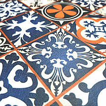 Самоклеюча плівка 0,45х10м х 0,07мм Синій орнамент SW-00001208, фото 2