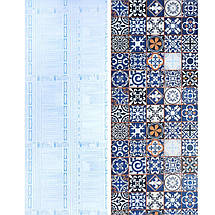 Самоклеюча плівка 0,45х10м х 0,07мм Синій орнамент SW-00001208, фото 4