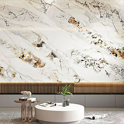 Самоклеюча вінілова плитка набір (6 рулонів) онікс 3600х2800х2мм SW-00001455, фото 2