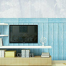 Самоклеюча 3D панель 700х700х4мм Блакитне дерево (93) SW-00001338, фото 3