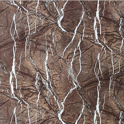 Декоративна ПВХ плита коричневий мармур 600*600*3mm (S) SW-00001622, фото 1