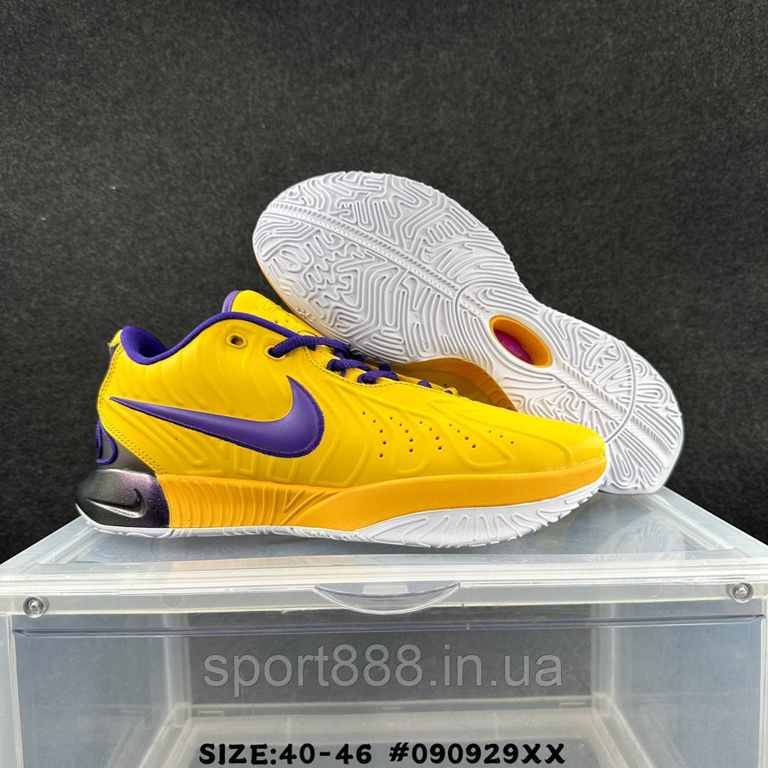 Eur36-46 Nike LeBron 21 Yellow Леброн чоловічі жіночі баскетбольні кросівки