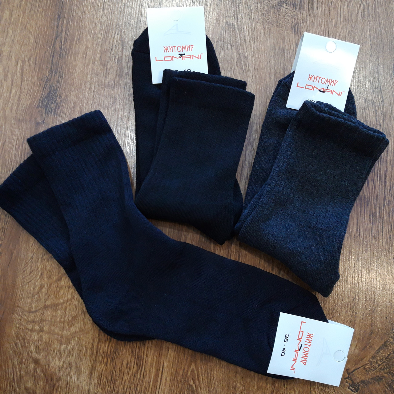 Жіночі махрові шкарпетки з високою гумкою 'LOMANI' 36-40 Art: 536 / 12 пар