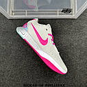 Eur36-46 Nike LeBron 21 Grey Pink Леброн чоловічі жіночі баскетбольні кросівки, фото 7