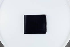 Чоловічий гаманець-біфолд Skill із натуральної шкіри Crazy Horse (чорний)