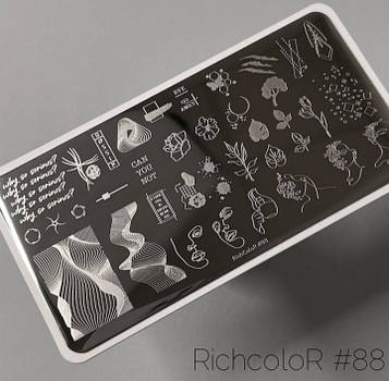 Пластина для стемпінгу Richcolor 088