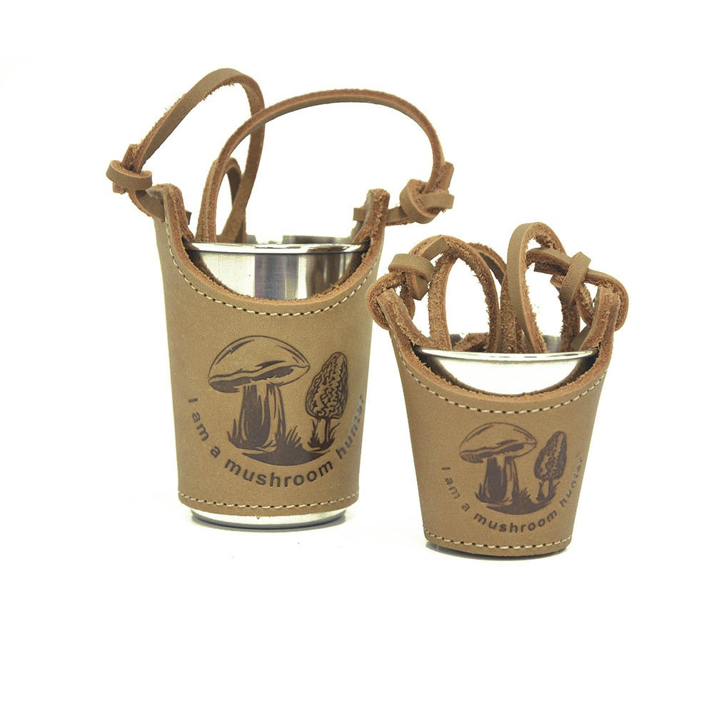 Подарунковий набір чарок в чохлі " I am a mushroom hunter" Acropolis PNCH-1g, фото 1