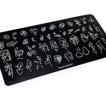 Пластина для стемпінгу Richcolor 071