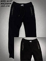 Чорні теплі спортивні штани для хлопчиків зріст 152,158,164,170,176 ENCORE Туреччина