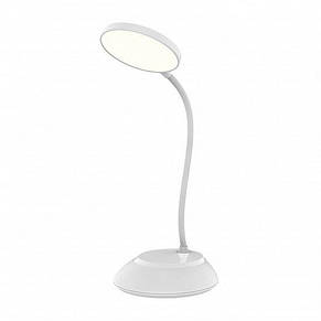 Світильник настільний SMART EUROLAMP 6W 2800-6500K dimmable USB+BATTERY білий (LED-TLB-6W(white)USB), фото 3