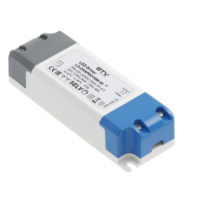 Блок живлення LED PRO WE: 220V-240 16W