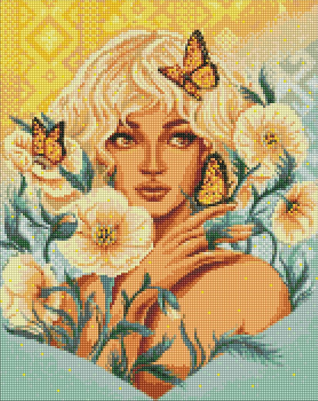 Алмазна мозаїка Ideyka AMO7597 Цвітіння весни з голограмними стразами (АВ) ©krizhansk, 40х50 см на підрамнику