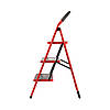 Драбина на 3 сходинки з килимками 380*260 мм, висота 1131 мм, до верхньої сходинки 729 мм INTERTOOL LT-0037, фото 6