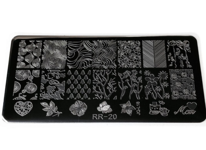Пластина для стемпінгу Richcolor 020, фото 1