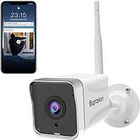 Зовнішня камера безпеки Septekon,  Wi-Fi 1080P,  FHD камери нічного бачення IP66 із детектором руху, 2-стороннє аудіо, хмарне схов