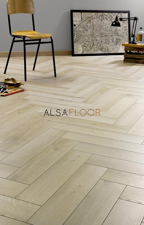 Ламінат Alsafloor 435 Джефферсон Англійська ялинка Франція, фото 1