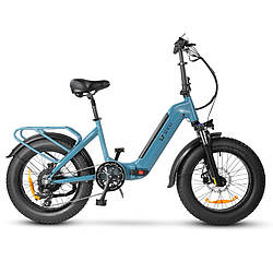 Електровелосипед 20" DYU FF500 Alu 500 Вт, 14 А/год, 48 В, синій (FF500)