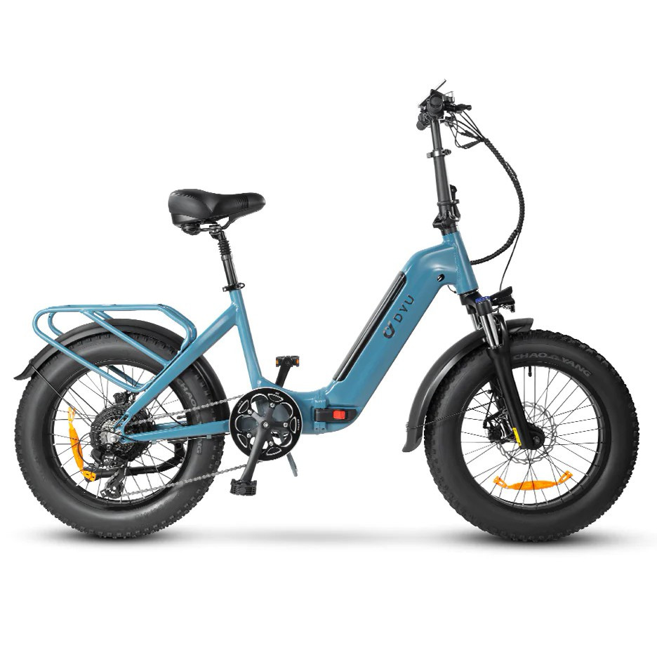 Електровелосипед 20" DYU FF500 Alu 500 Вт, 14 А/год, 48 В, синій (FF500)