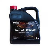 Масло напівсинтетичне 10W-40   4л AVEX FORMULA  SF/CC  (чорна каністра)