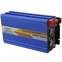 Инвертор Lemanso с 12VDC до 230V AC 2000W 2400VA правильная синусоида LM40104