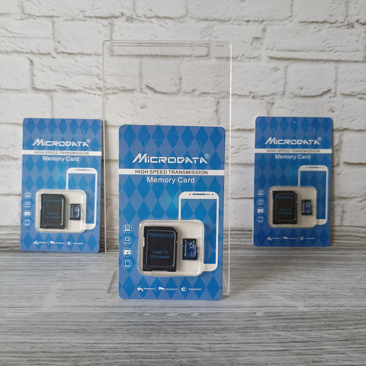 Карта пам'яті, флешка, MicroData 32GB microSD +адаптер U1 A1 class 10 Для камер, телефонів