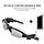 Сонцезахисні окуляри з навушниками Вluetooth велоокуляри з гарнітурою + кейс для зберігання Прозоре скло, фото 3
