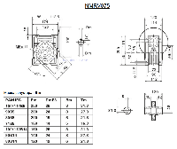 Мотор-редуктор NMRV 075 (i=50, 60) (обороты 28, 23,3 соотв.) с электродвигателем 0,75 кВт 1500 об