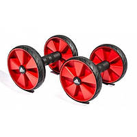 Ролики для преса Core Rollers Adidas ADAC-11604 чорний, червоний One Size, Land of Toys