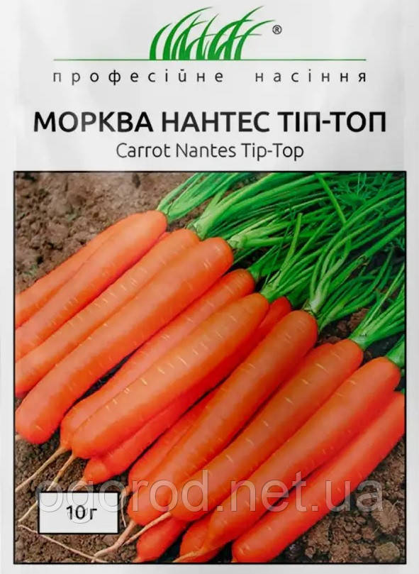 Нантес Тип-Топ насіння моркви UniGen Seeds Італія 10 грам