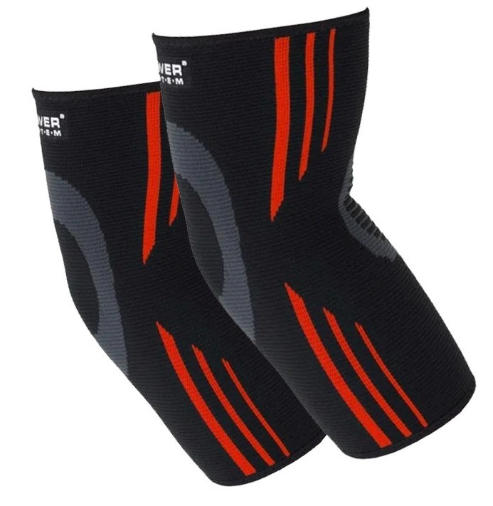 Налокітники Power System PS-6020 Elbow Support Evo Black/Orange (пара) M